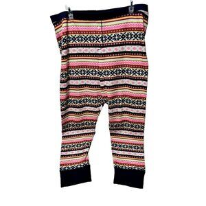 XXL Long John Pants Pyjama Style Pants Multicolor Old Navy, GUC